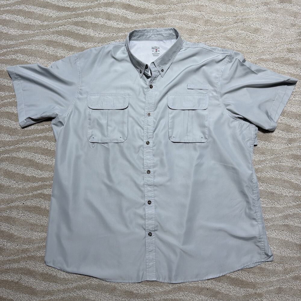 RedHead Men's Angler Series Tourney Trail Short-Sleeve Shirt Size 3XL